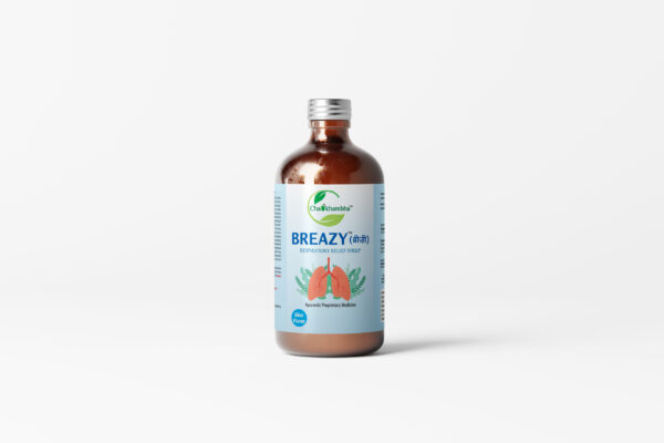 Breazy ayurvedic cough syrup for respiratory relief